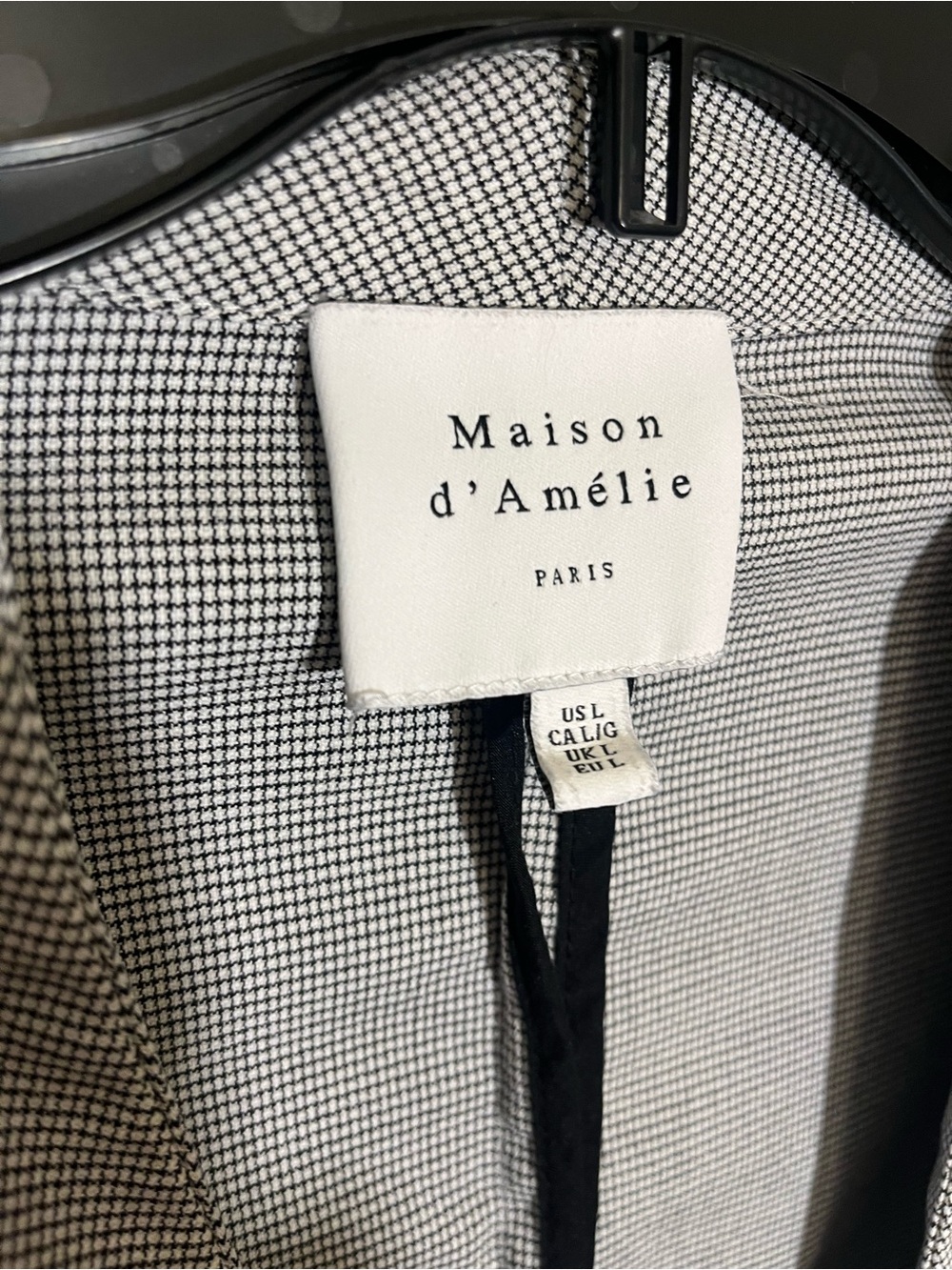 Women's Open-Front Light Gray Blazer with Rolled Sleeve Detail - Picture 4 of 4